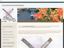 Tablet Screenshot of curriculumconnection4sped.com